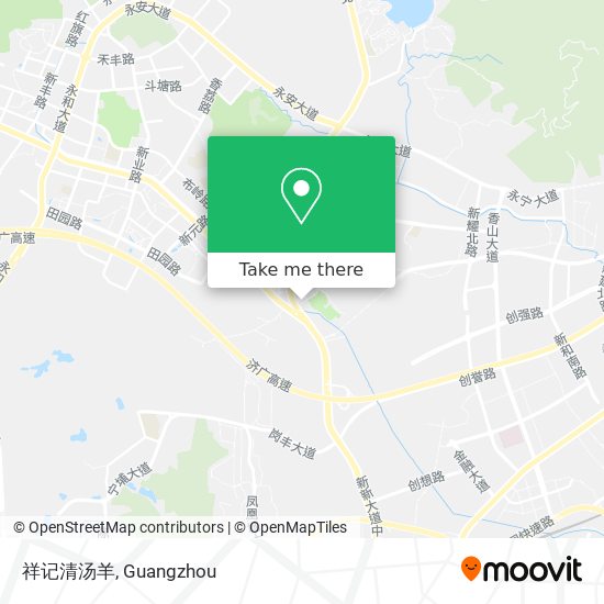 祥记清汤羊 map