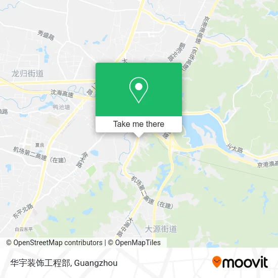 华宇装饰工程部 map