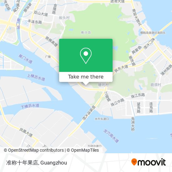 准称十年果店 map