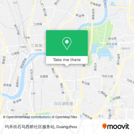 均禾街石马西桥社区服务站 map