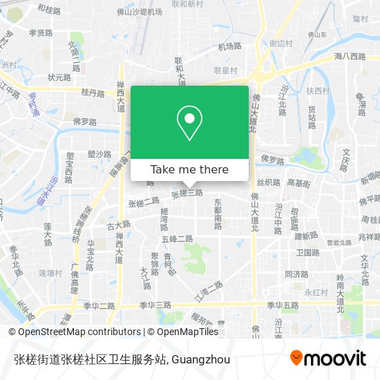 张槎街道张槎社区卫生服务站 map