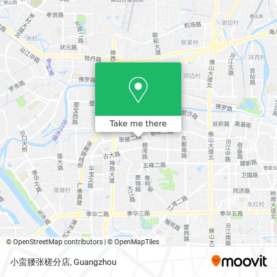 小蛮腰张槎分店 map