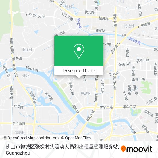 佛山市禅城区张槎村头流动人员和出租屋管理服务站 map