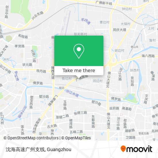 沈海高速广州支线 map