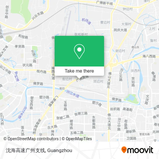 沈海高速广州支线 map