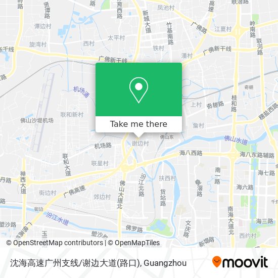 沈海高速广州支线/谢边大道(路口) map