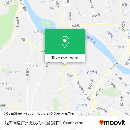 沈海高速广州支线/沙龙路(路口) map