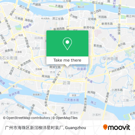 广州市海珠区新滘柳洋星时装厂 map
