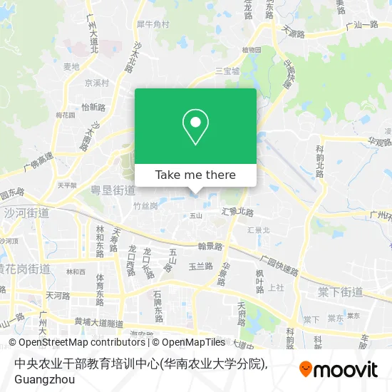 中央农业干部教育培训中心(华南农业大学分院) map
