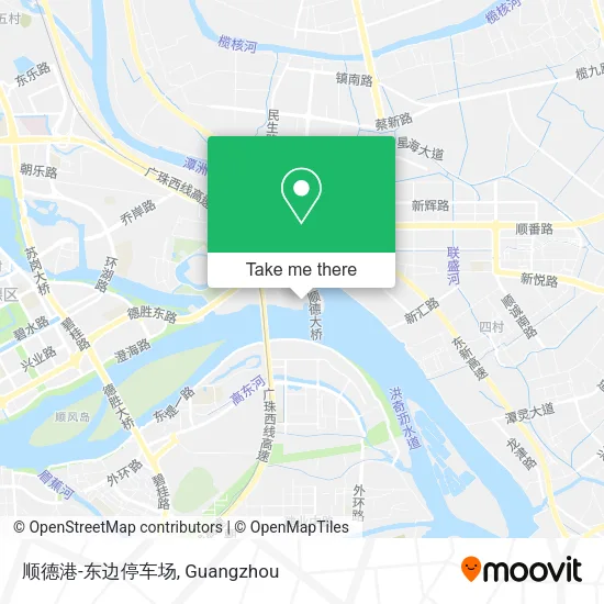顺德港-东边停车场 map
