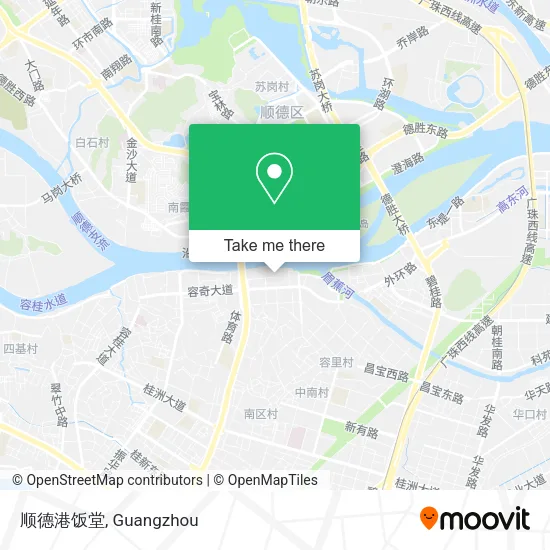 顺德港饭堂 map