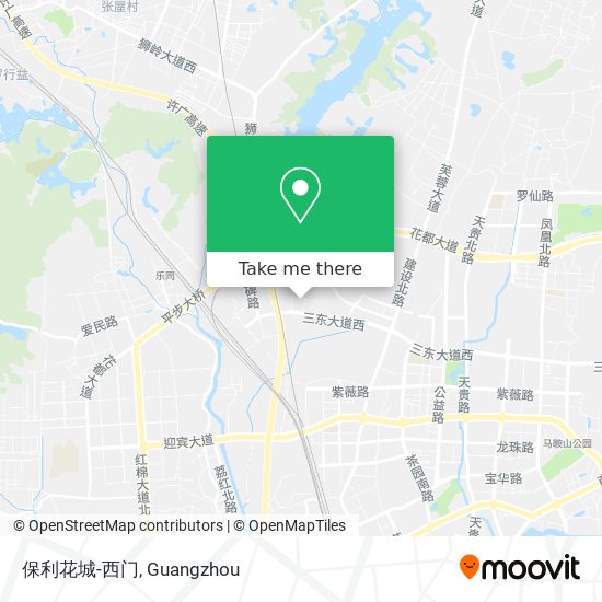 保利花城-西门 map