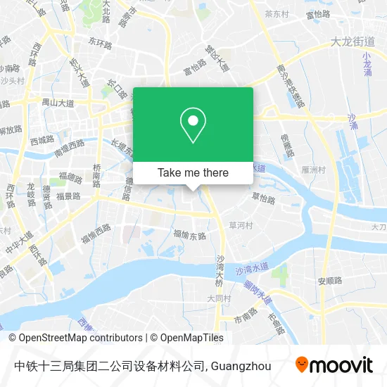 中铁十三局集团二公司设备材料公司 map