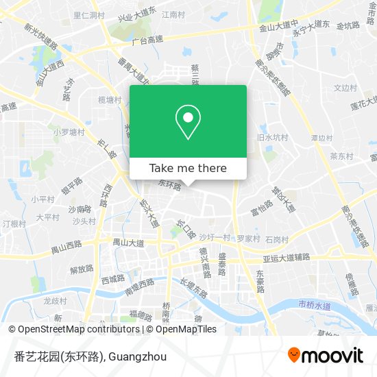 番艺花园(东环路) map
