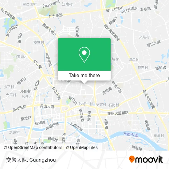 交警大队 map