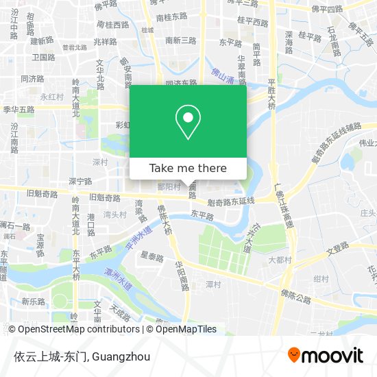 依云上城-东门 map
