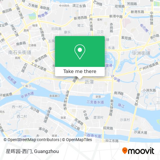 星晖园-西门 map