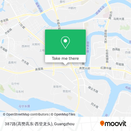 387路(高赞高东-西登龙头) map