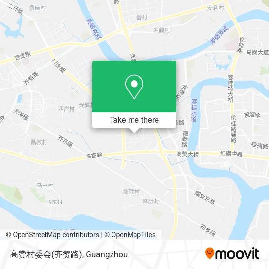 高赞村委会(齐赞路) map