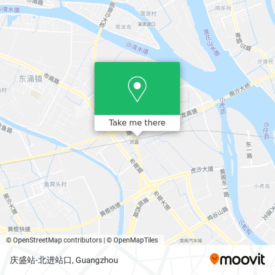 庆盛站-北进站口 map