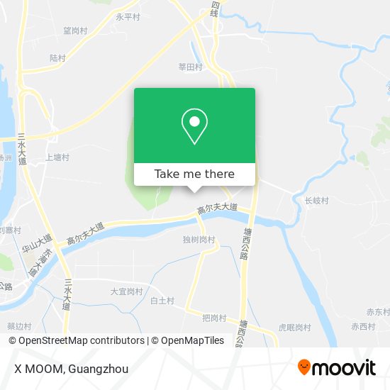 X MOOM map