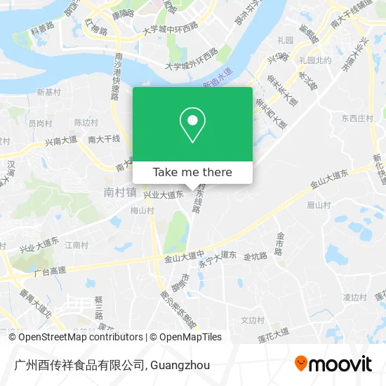 广州酉传祥食品有限公司 map