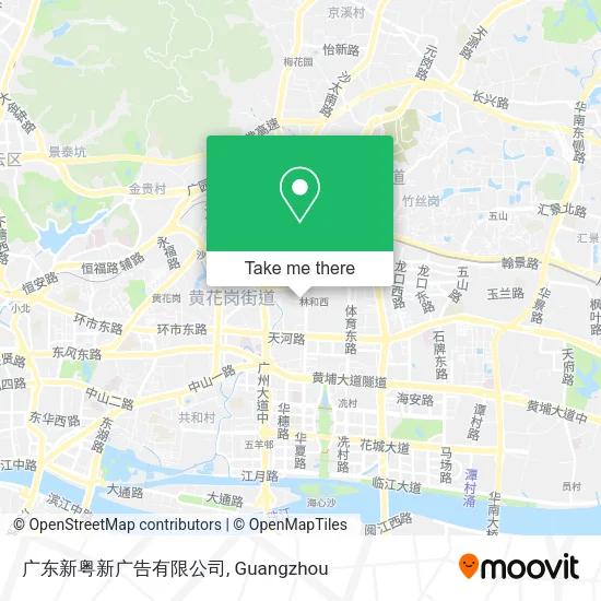广东新粤新广告有限公司 map