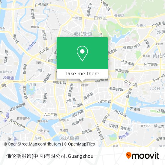 佛伦斯服饰(中国)有限公司 map