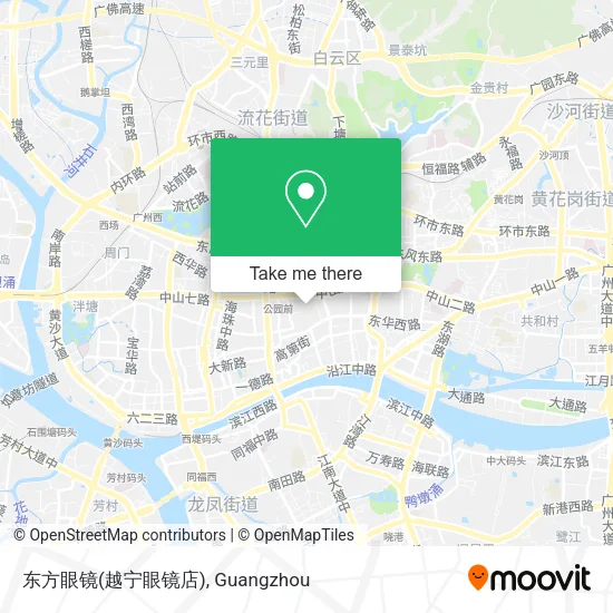 东方眼镜(越宁眼镜店) map