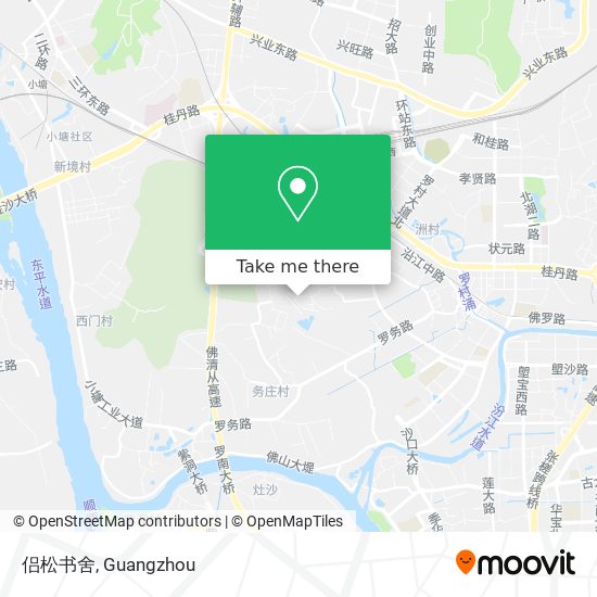侣松书舍 map