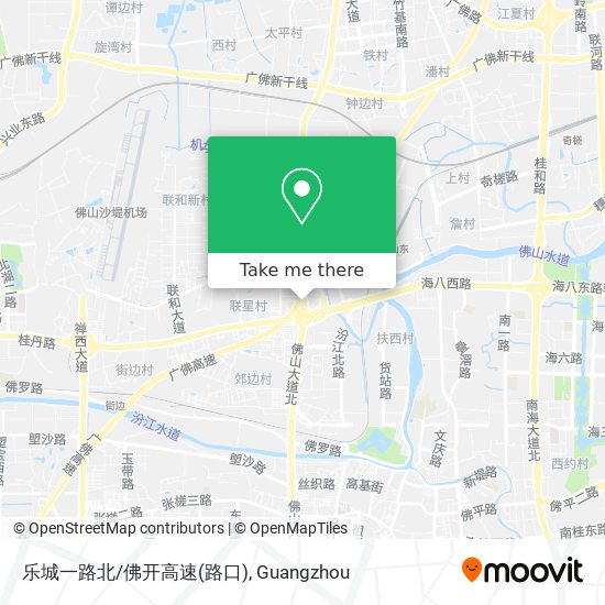 乐城一路北/佛开高速(路口) map