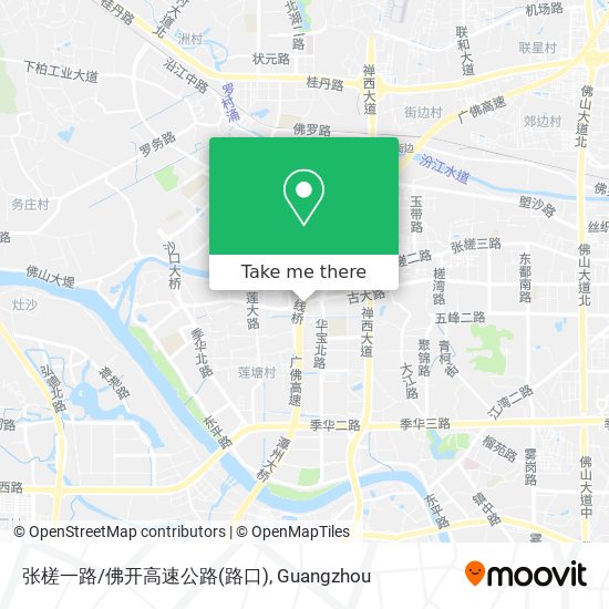 张槎一路/佛开高速公路(路口) map