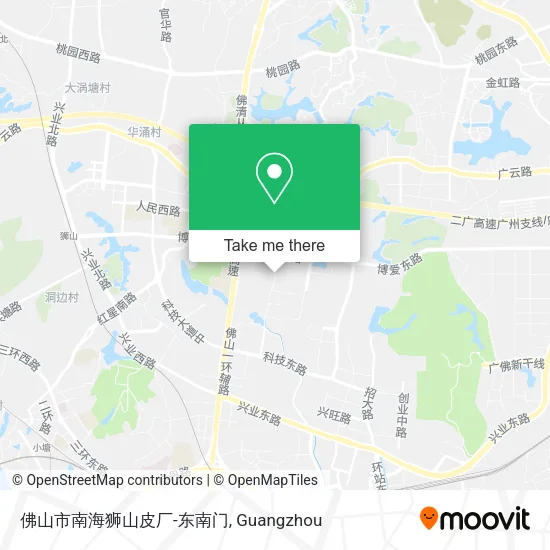 佛山市南海狮山皮厂-东南门 map