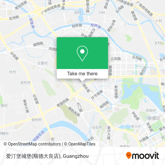 爱汀堡城堡(顺德大良店) map