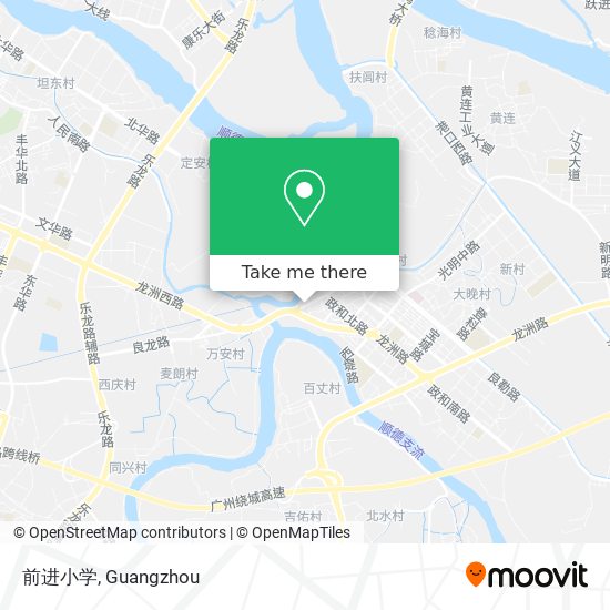 前进小学 map