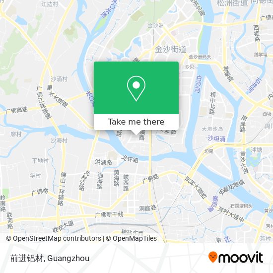 前进铝材 map