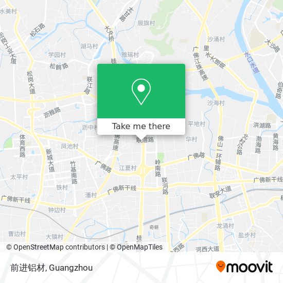 前进铝材 map