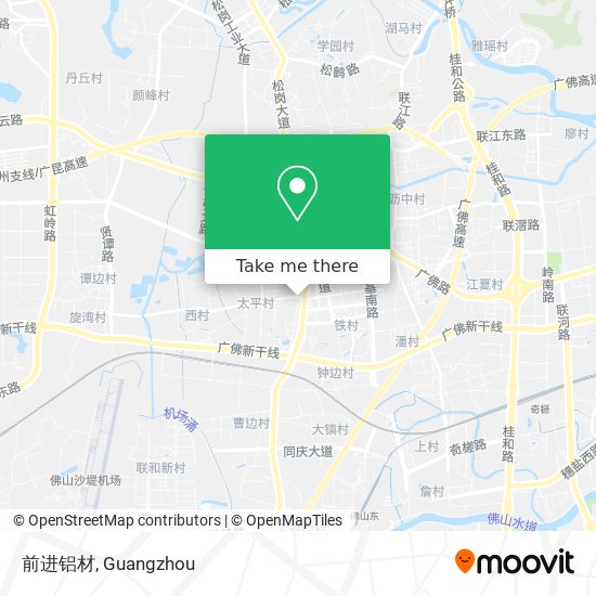 前进铝材 map