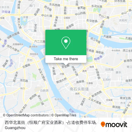 西华北直街（恒顺广府宝业酒家）-占道收费停车场 map