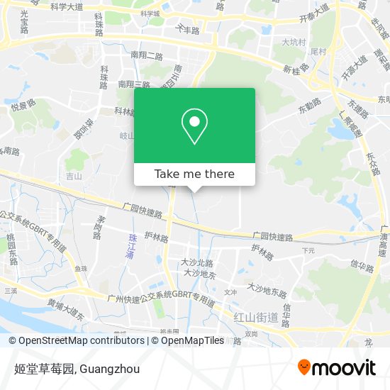 姬堂草莓园 map