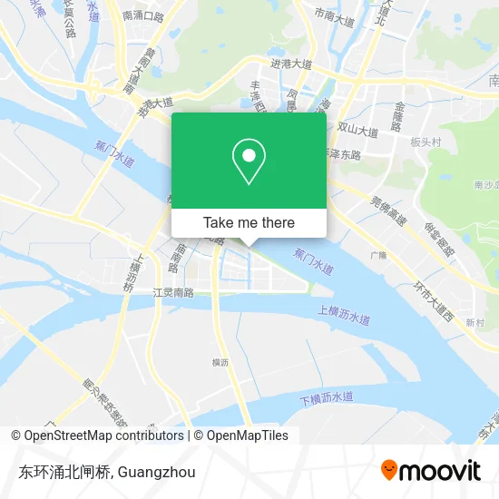 东环涌北闸桥 map