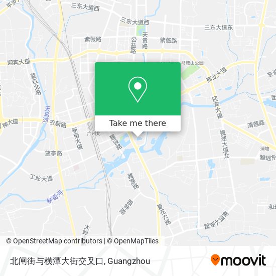 北闸街与横潭大街交叉口 map