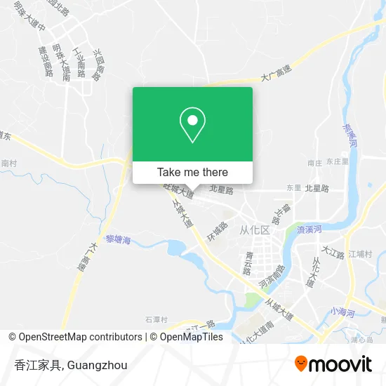 香江家具 map