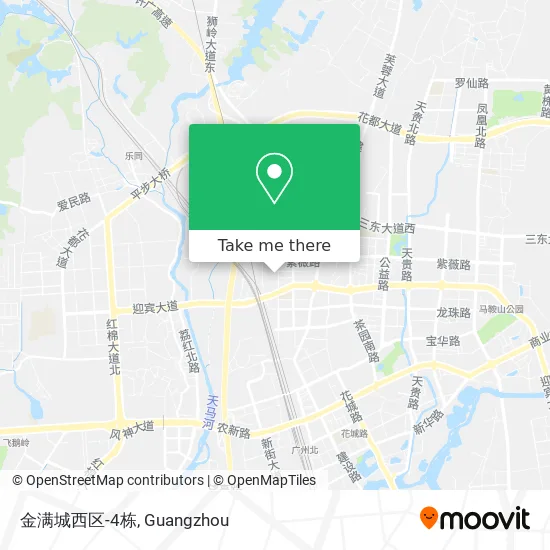 金满城西区-4栋 map