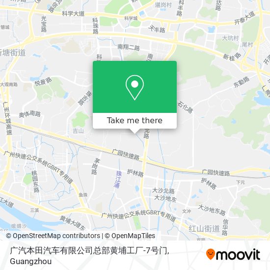 广汽本田汽车有限公司总部黄埔工厂-7号门 map