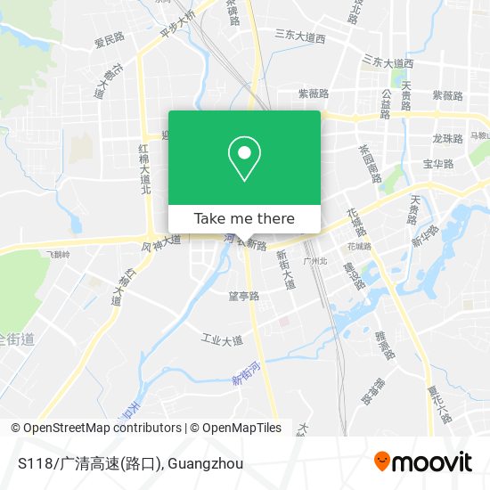 S118/广清高速(路口) map
