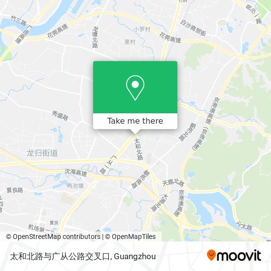太和北路与广从公路交叉口 map