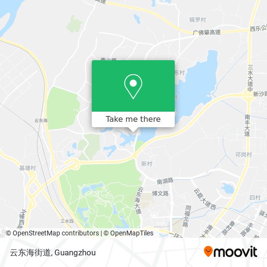 云东海街道 map