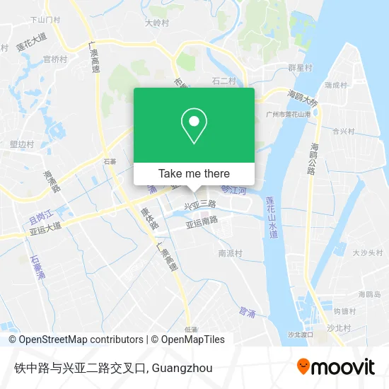 铁中路与兴亚二路交叉口 map