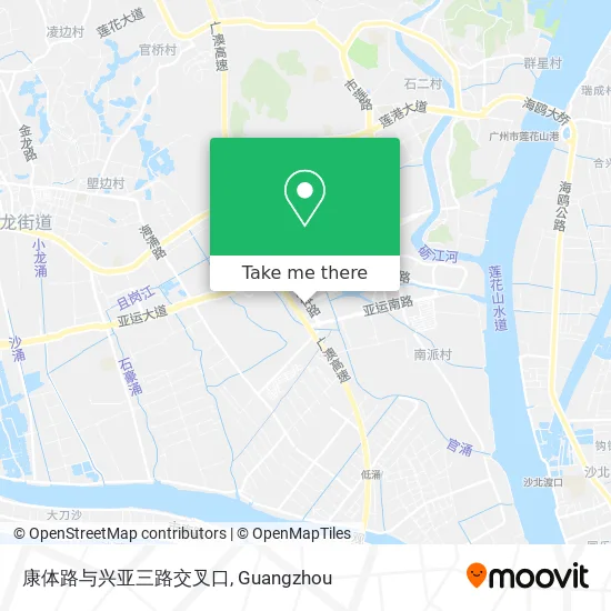 康体路与兴亚三路交叉口 map
